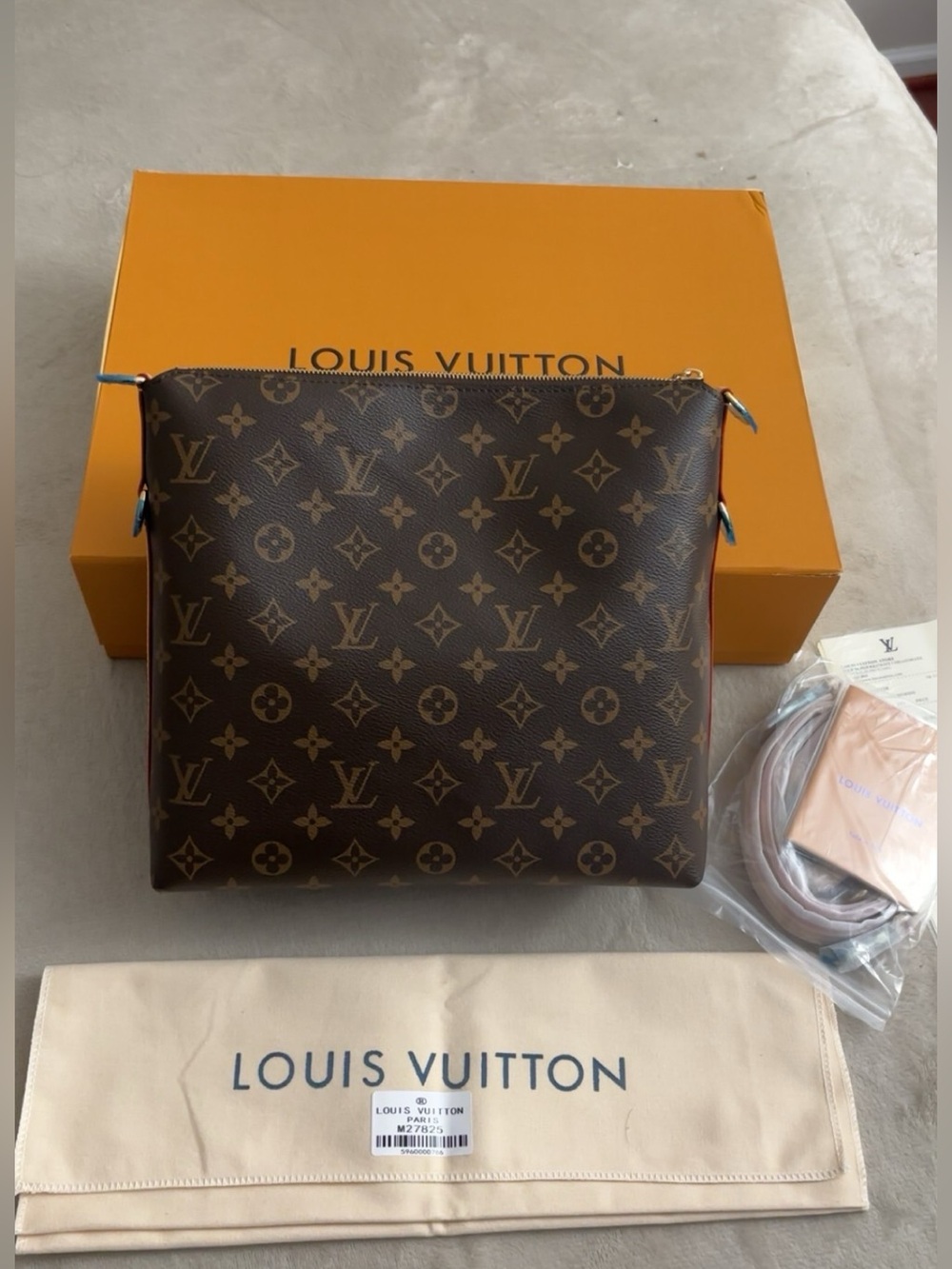 Louis Vuitton Monogram Canvas Crossbody in Brown and Tan